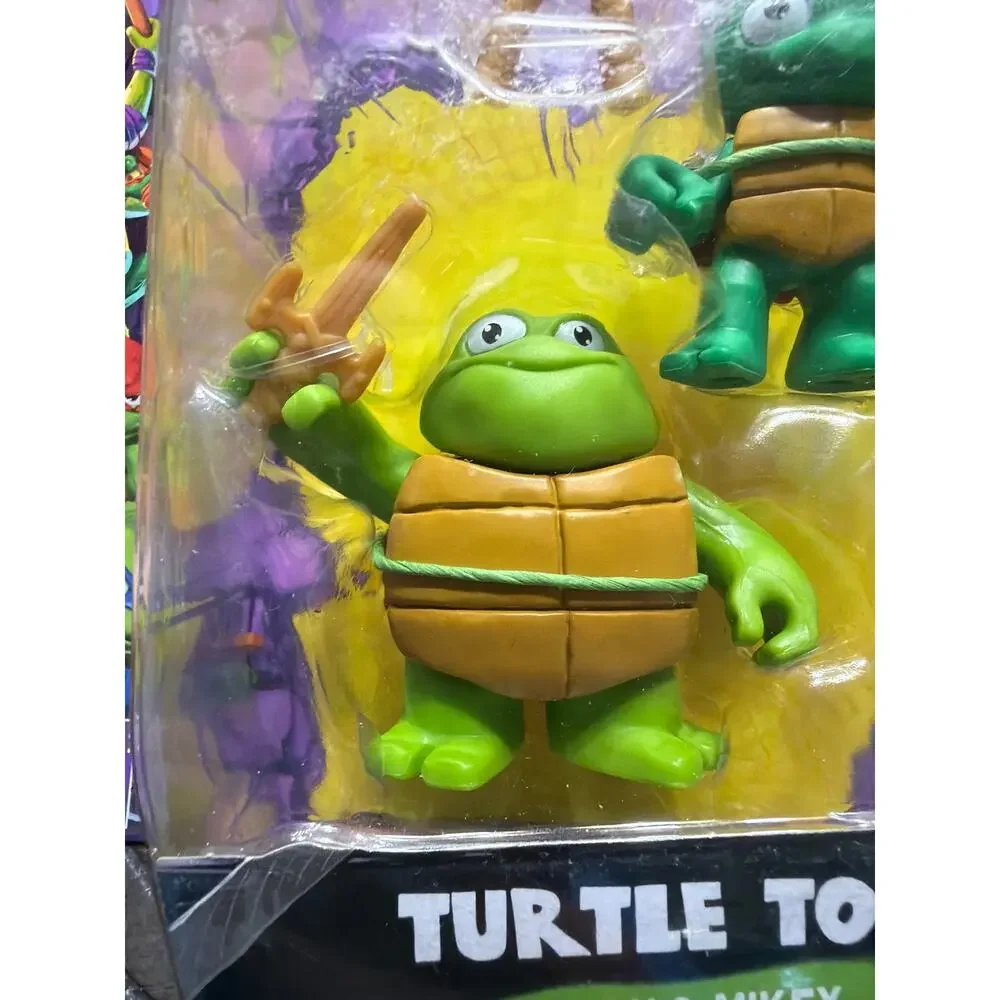 TMNT Mutant Mayhem Turtle Tots Raph & Mikey Action Figure 2-Pack Playmates NEW